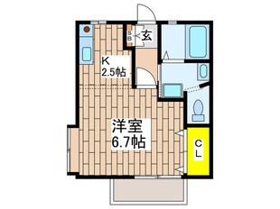 サンライフ鵠沼の物件間取画像